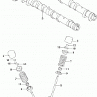GSX,R600 Распределительный вал  /  клапана