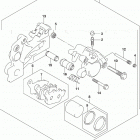 GSX250R Задний суппорт