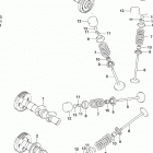 DL1000A,XA Распределительный вал  /  клапана