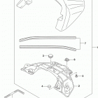 VZR1800,BZ M109R Seat tail box (vzr1800bzl9 e33) (ajp)
