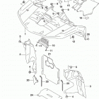 LT,A500X,XP Front fender (lt-a500xpzl9 p28)