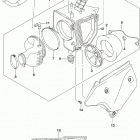 DR,Z400SM Воздушный фильтр