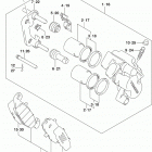 DL650A,XA Передние тормоза