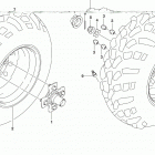 LT,A500X,XP Rh rear wheel (lt-a500xpl9 p03)