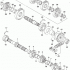 GSX,S1000A YA AZ Трансмиссия