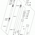 DR650SE Передняя вилка