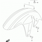 VZR1800,BZ M109R Front fender (vzr1800bzl9 e33) (ajp)