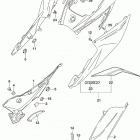 GSX,S750 Frame cover (gsx-s750yal9 e28)