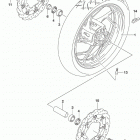 GSX,S750 Front wheel (gsx-s750zal9 e28)