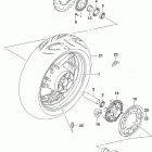 GSX,S750 Rear wheel (gsx-s750zal9 e28)