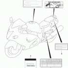 GSX1300RA Label (gsx1300ral8 e33)
