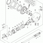 VL1500,C90 Propeller shaft  /  final drive gear (vl1500tl9 e33)