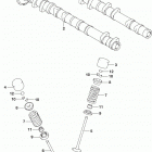 GSX,S750 Распределительный вал  /  клапана