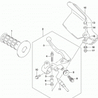 DR650SE Lh handle lever