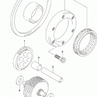 DL1000A,XA Муфта стартера