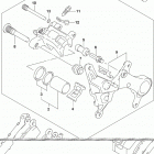 RMX450Z Задний суппорт