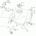 GSX250R Топливный бак