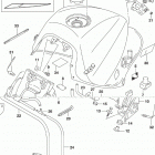 GSX,S1000A YA AZ Fuel tank (gsx-s1000yal9 e28)