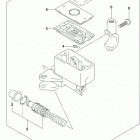 SV650,A,XA Front master cylinder (sv650al9 e28)