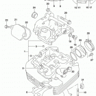 DR650SE Головка цилиндров