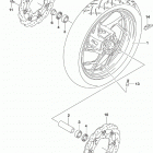 GSX,S750 Front wheel (gsx-s750al9 e28)