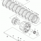 GSX,S750 Сцепление