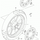DL650A,XA Front wheel (dl650a)