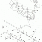 GSX,S1000A YA AZ Throttle body hose  /  joint (gsx-s1000azl9 e33)