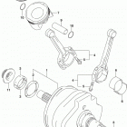 VL1500,C90 Коленвал