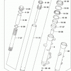 DL650A,XA Передняя вилка