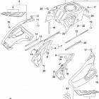 DL1000A,XA Fuel tank cover (dl1000xal9 e33)