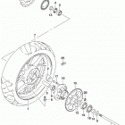 GSX250R Переднее колесо