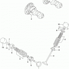DR,Z400S Распределительный вал  /  клапана