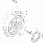 GSX250R Переднее колесо
