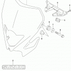 RMX450Z Headlamp cover (rmx450zl9 e03)