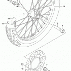 DR,Z125,L Front wheel (dr-z125ll9 e03)