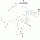 GSX,S1000A YA AZ Front fender (gsx-s1000azl9 e33)