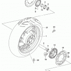 GSX,S750 Rear wheel (gsx-s750al9 e28)