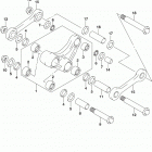 DR,Z400SM Втулки заднего рычага