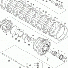 GSX,R750 Сцепление