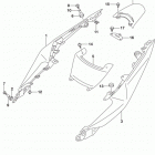 GSX250R Обтекатель рамы