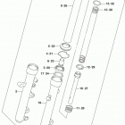 UH200,A Front fork damper (uh200al8 p33)