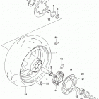 GSX,S1000 Rear wheel (gsx-s1000al8 e03)