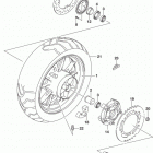 DL1000A XA Rear wheel (dl1000al8 e33)