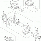 RM,Z250 Коленвал