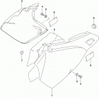 DR,Z400SM Frame cover (dr-z400sml8 e03)