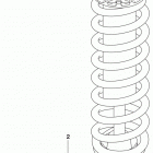 DR,Z125,L Rear shock absorber (dr-z125l8 e28)