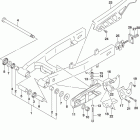 DR,Z125,L Rear swingingarm (dr-z125ll8 e03)