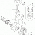 GSX250R Коленвал