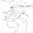GSX,R600 Fuel tank (gsx-r600l8 e33)